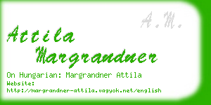 attila margrandner business card